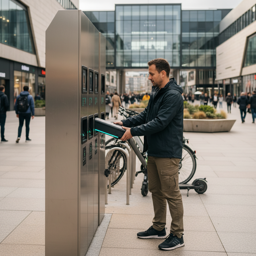 รีวิวเทรนด์ 2026! ตู้สลับแบต E-Bike หมดปัญหาชาร์จนาน - 2026-ebike-battery-swap-trend