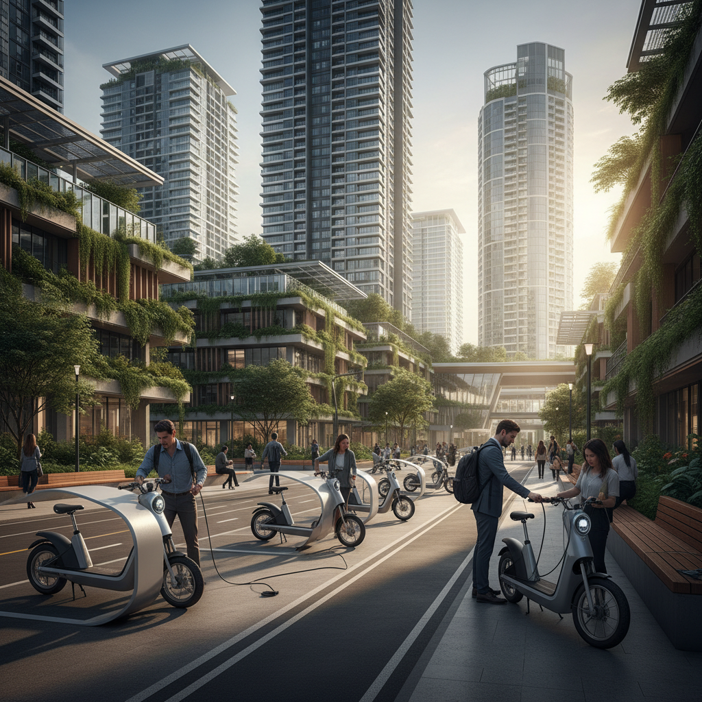 เทรนด์เมือง 2026: คอนโด-มหาลัยจ่อเพิ่มจุดชาร์จ E-Bike ฟรี - 2026-ebike-free-charging-trend