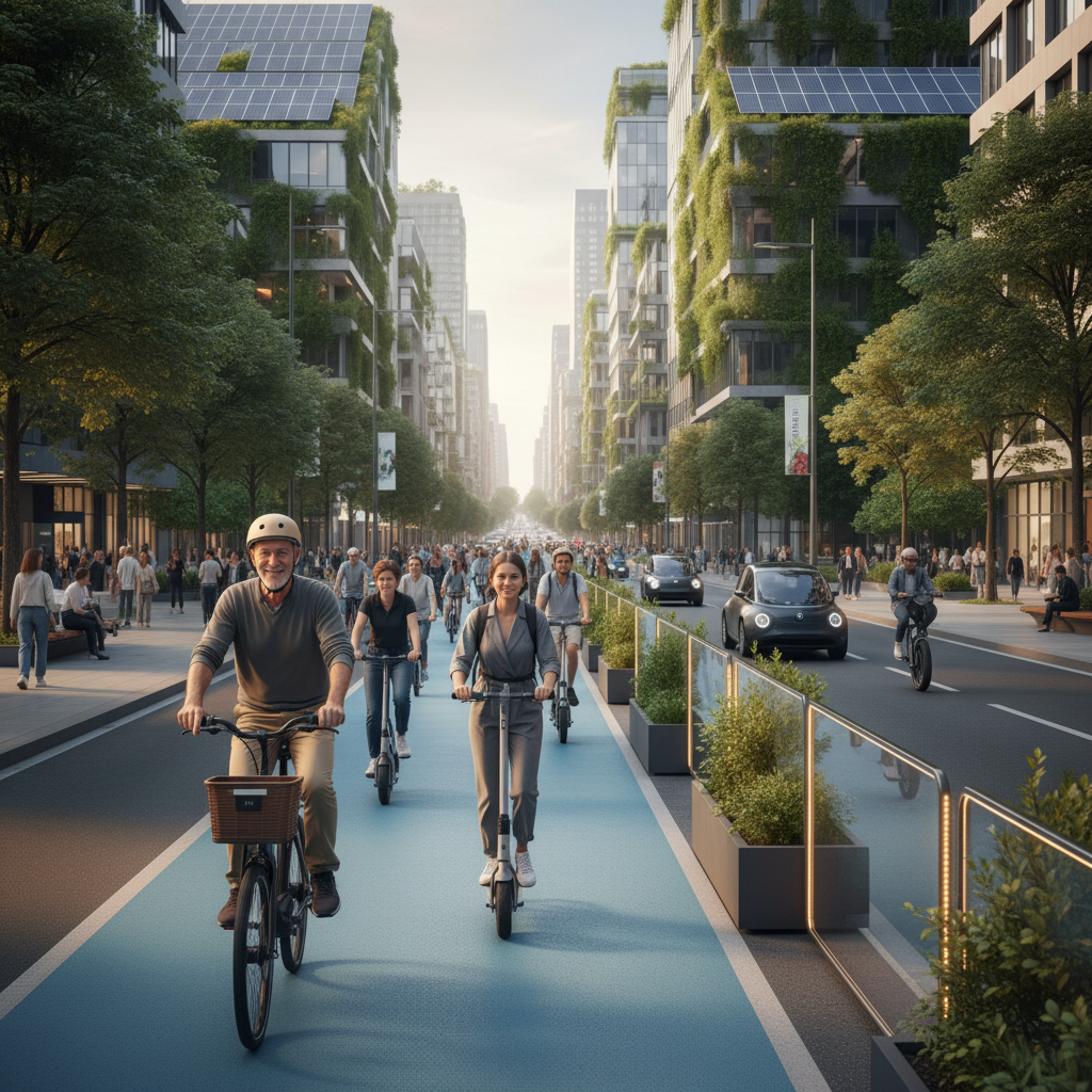 นโยบายเมือง 2026! ดันเลนพิเศษหนุนใช้ E-Bike ปลอดภัยขึ้น - 2026-ebike-lane-urban-policy