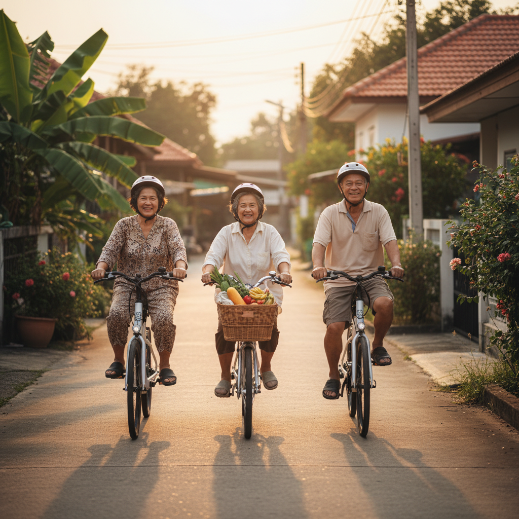 วิจัยชี้เทรนด์ 2026! วัยเก๋าแห่ใช้ E-Bike พุ่ง 3 เท่า - 2026-elderly-ebike-ev-trend