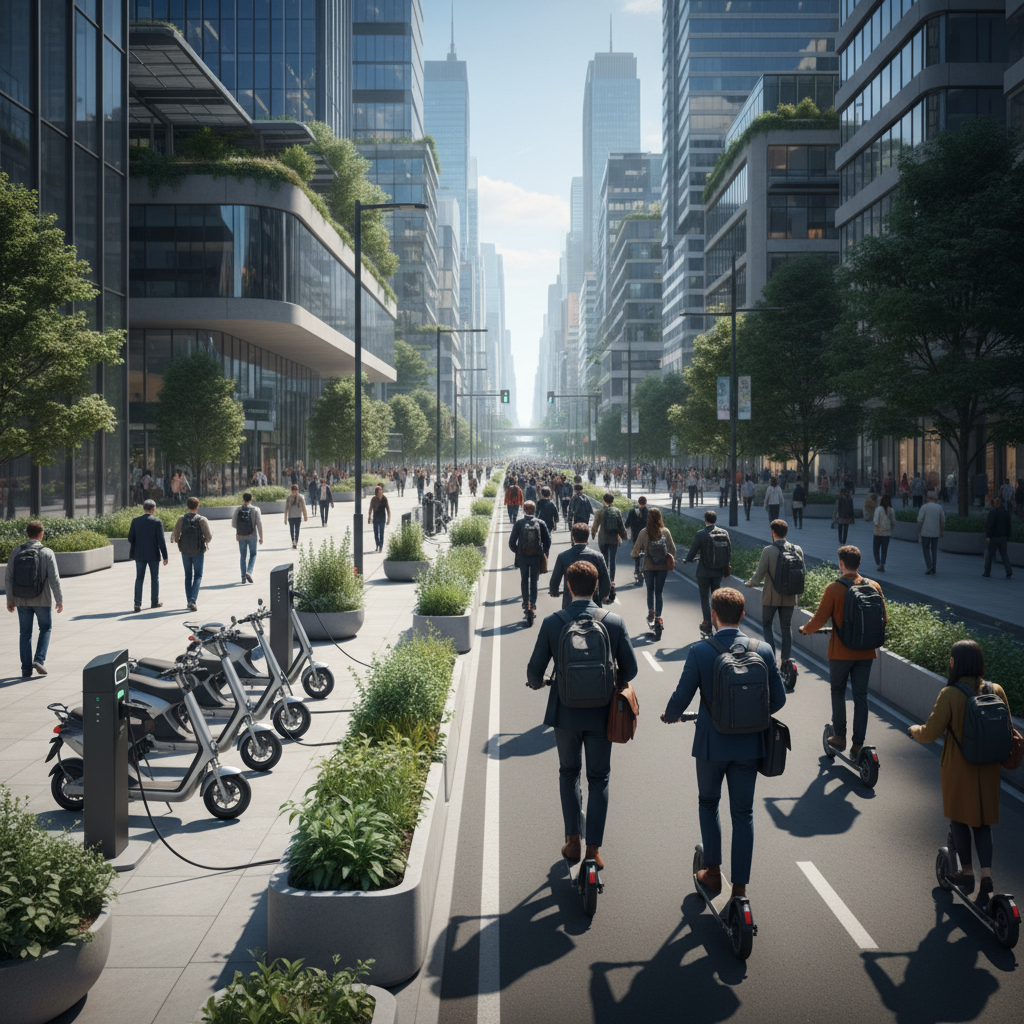 เทรนด์ Smart City 2026! สกู๊ตเตอร์ไฟฟ้าไอเทมฮิตคนเมือง - 2026-escooter-smartcity-trend