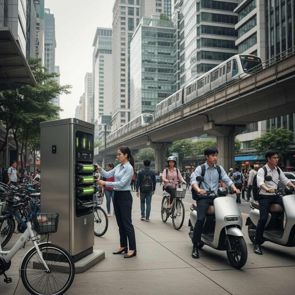 ข่าวดีวัยทำงาน! เทรนด์ตู้สลับแบตเตอรี่ E-Bike มาแรงปี 2026 - 2026-ev-battery-swap-trend