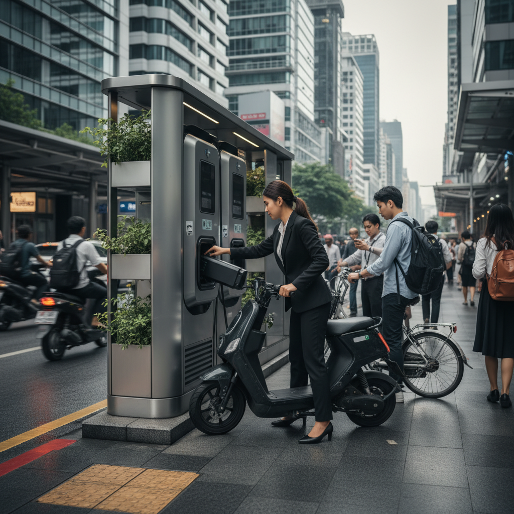 อนาคต EV 2026! เทรนด์สลับแบตเตอรี่ E-Bike ไร้รอยต่อ - 2026-ev-battery-swap-trend