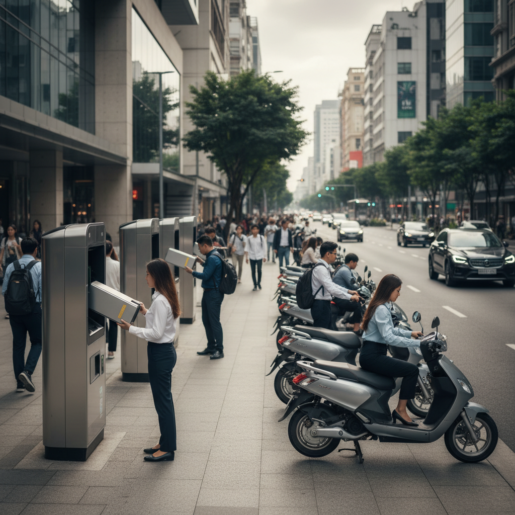 เทรนด์ EV 2026! ตู้สลับแบต E-Bike ทั่วเมือง ไม่ง้อสายชาร์จ - 2026-ev-battery-swap-trend