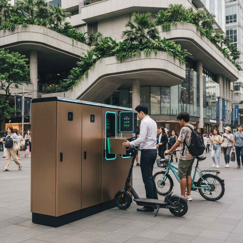 เทรนด์ EV 2026! ตู้สลับแบตเตอรี่ E-Bike เตรียมผุดทั่วไทย - 2026-ev-battery-swapping-trend