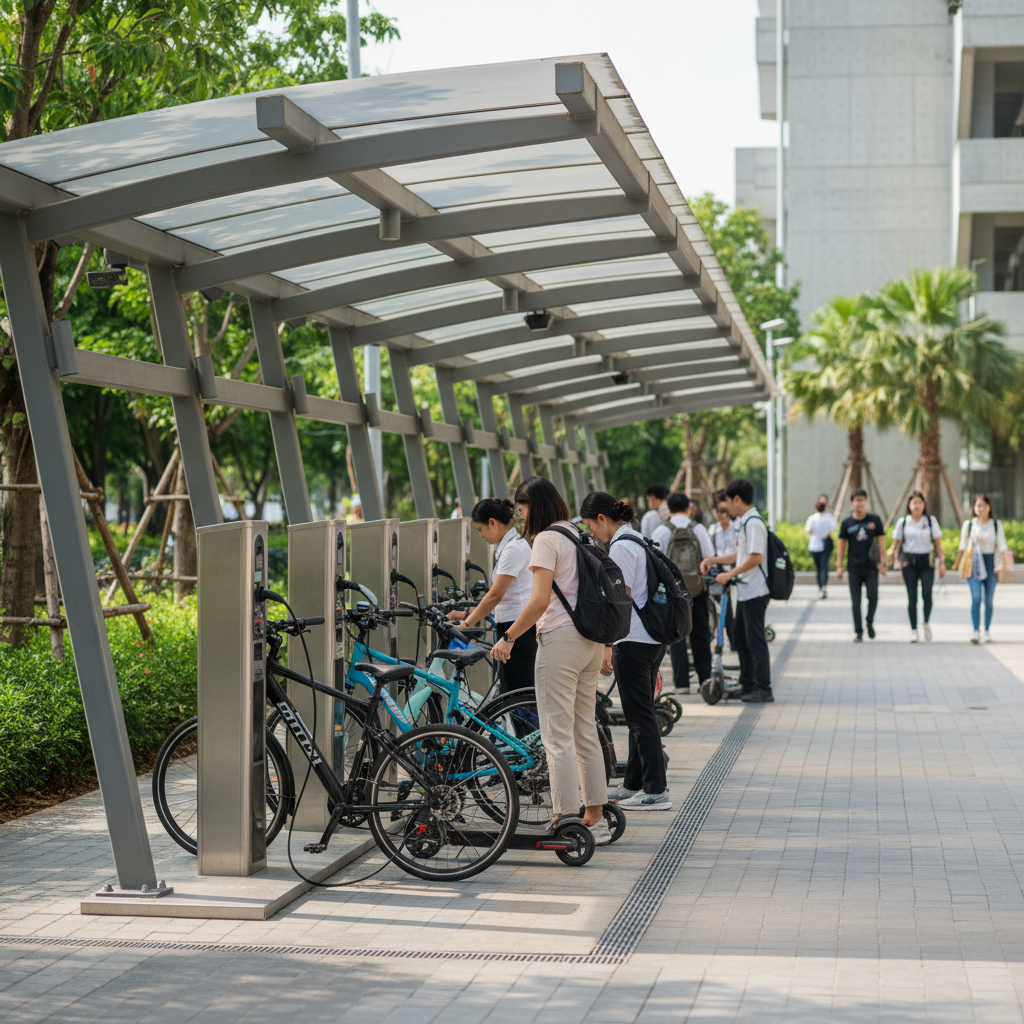 อัปเดตเทรนด์ EV 2026! มหา'ลัยไทยจ่อติดจุดชาร์จ E-Bike ฟรี - 2026-ev-campus-charging-policy