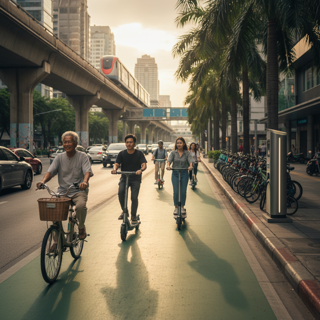 นโยบาย EV 2026: ดันเลนพิเศษ E-Bike สกู๊ตเตอร์ไฟฟ้าทั่วกรุง - 2026-ev-lane-ebike-policy