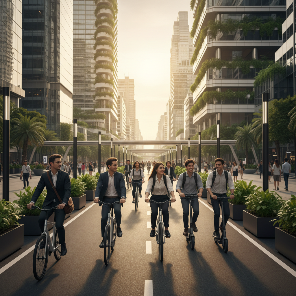 วิเคราะห์ตลาด EV ไทย 2026: E-Bike รับเทรนด์เมืองไร้ควัน - 2026-ev-smart-city-trend