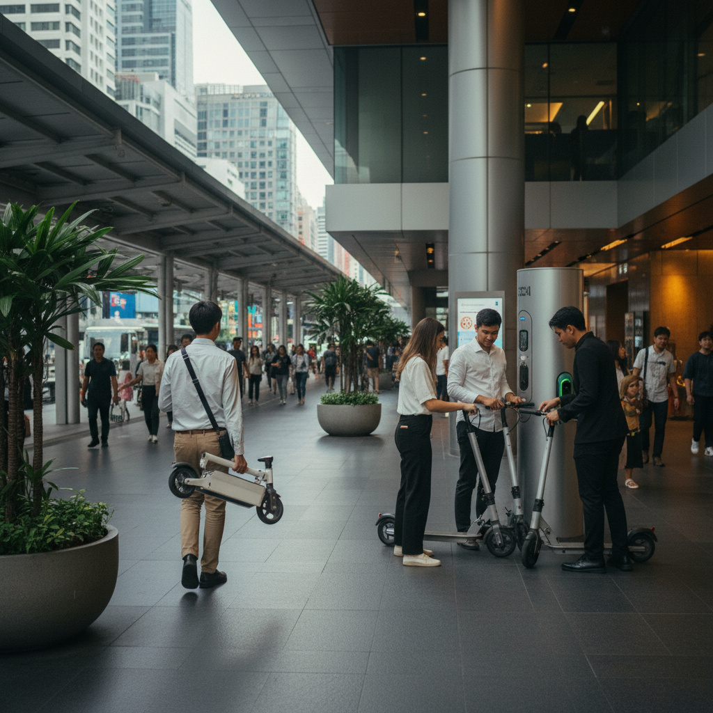 อนาคต EV ไทย! ส่องเทรนด์ E-Scooter พับได้มาแรงปลายปี 2026 - 2026-foldable-escooter-ev-trend