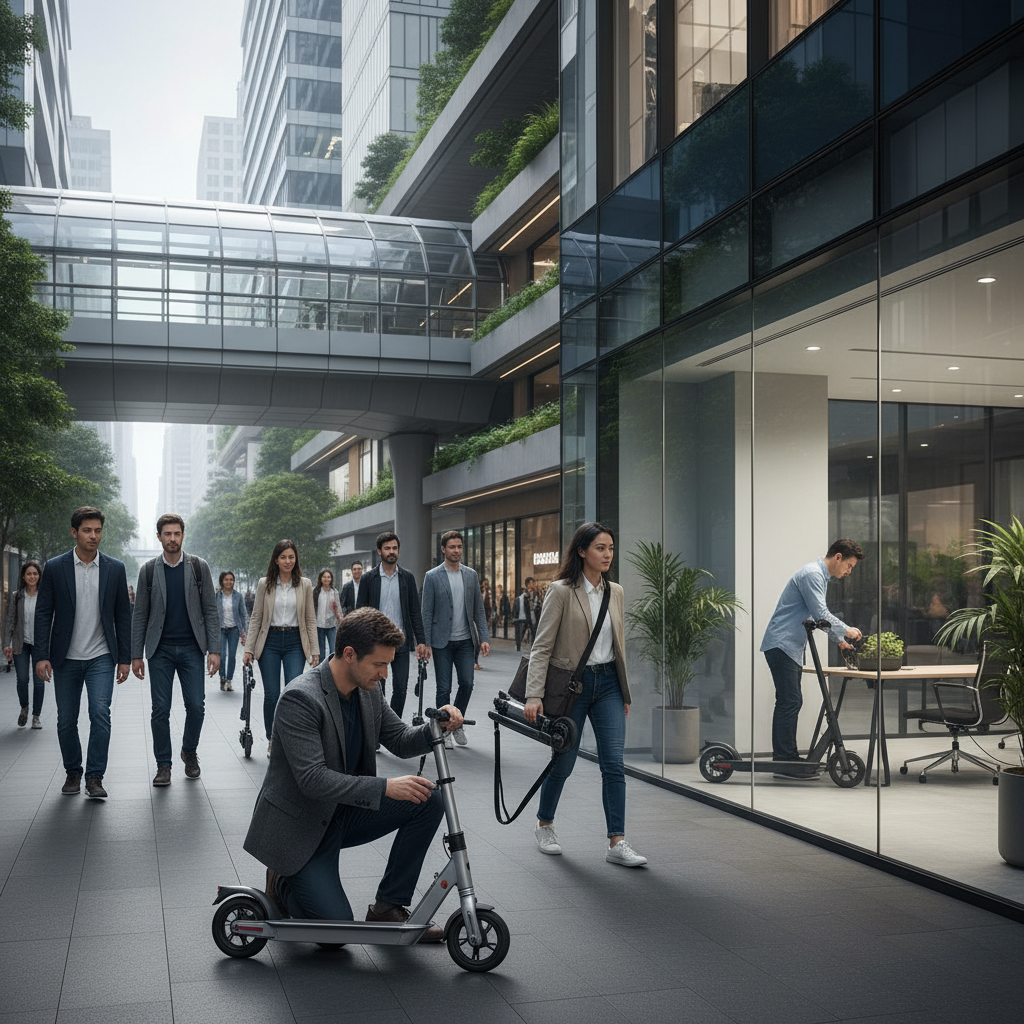 วิเคราะห์เทรนด์ 2026: สกู๊ตเตอร์ EV พับได้ ไอเทมฮิตวัยทำงาน - 2026-folding-scooter-commute-trend