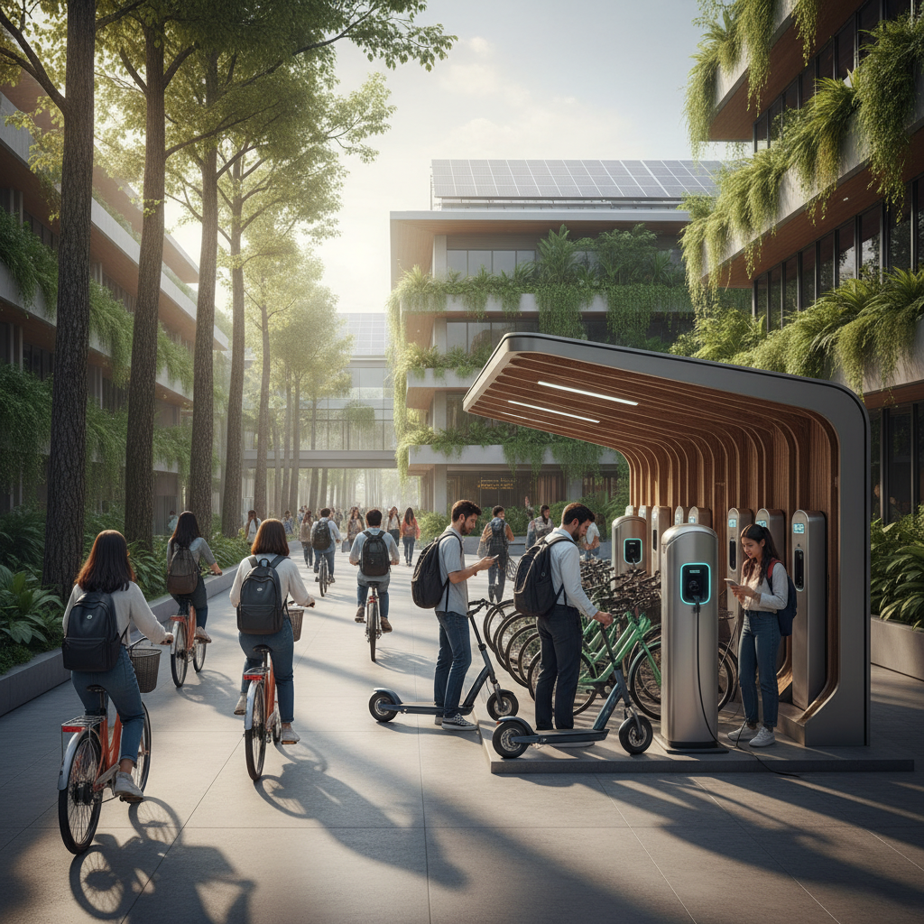เทรนด์มหาลัย 2026: นโยบาย Green Campus ดันยอด E-Bike พุ่ง! - 2026-green-campus-ebike-trend