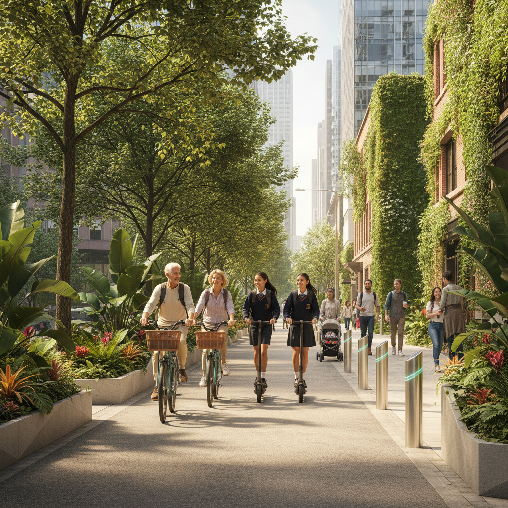 นโยบายเมืองสีเขียว 2026! รัฐผุดเลน E-Bike วิ่งฉิวปลอดภัย - 2026-green-city-ebike-lane