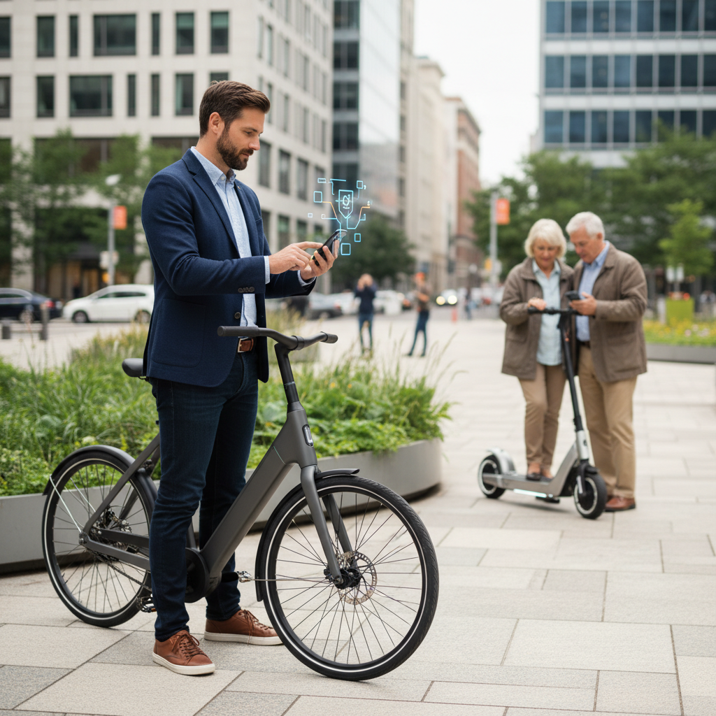 เทรนด์ 2026: E-Bike ติด IoT กันขโมย สั่งงานผ่านมือถือ - 2026-iot-ebike-scooter-trend