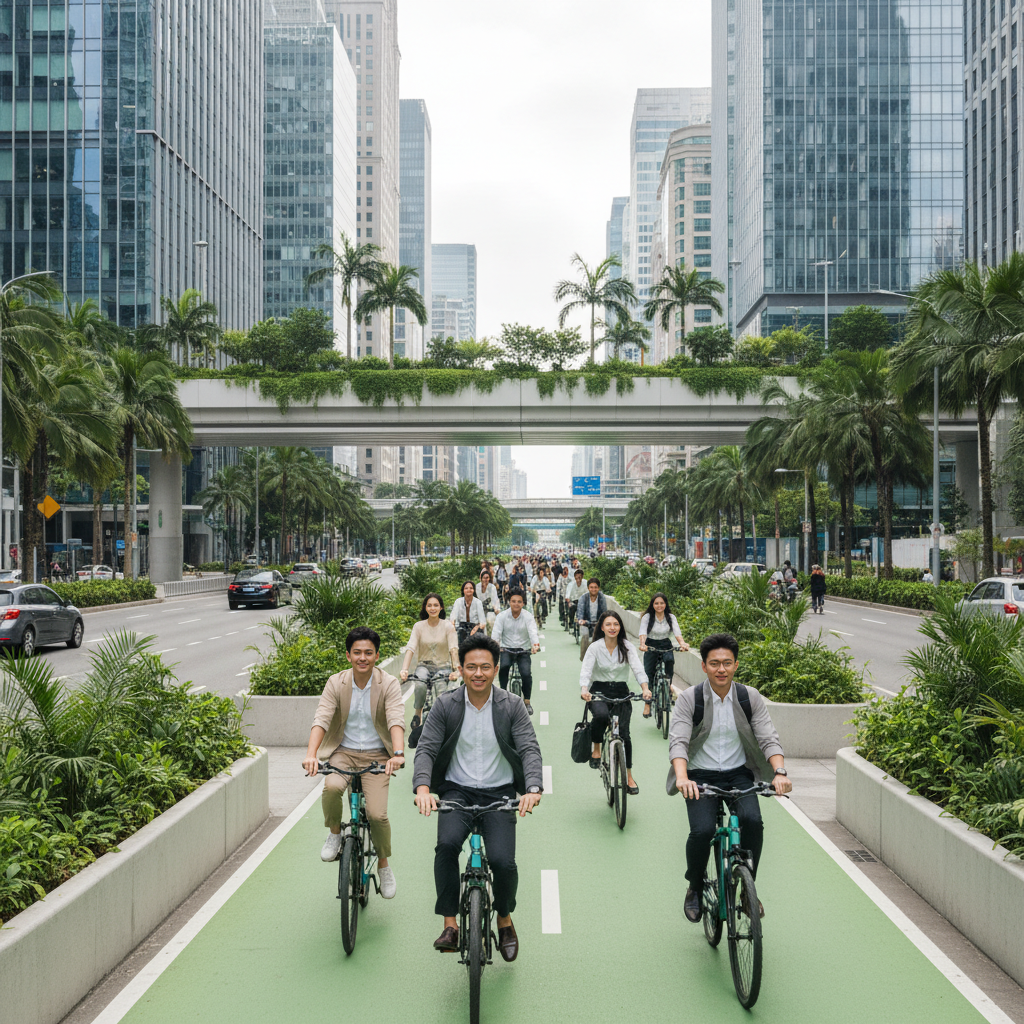 ข่าวดี 2026! เล็งขยายเลน E-Bike ทั่วกรุง เอาใจวัยทำงาน - 2026-new-ebike-lane-trend