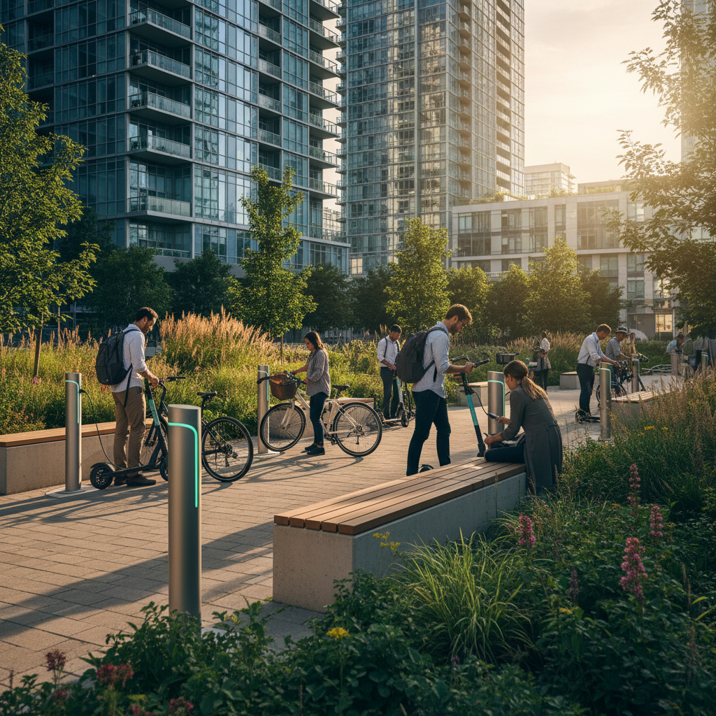 อสังหาฯ 2026 ชูเทรนด์ EV Station รองรับ E-Bike ทุกโครงการ - 2026-real-estate-ebike-charging