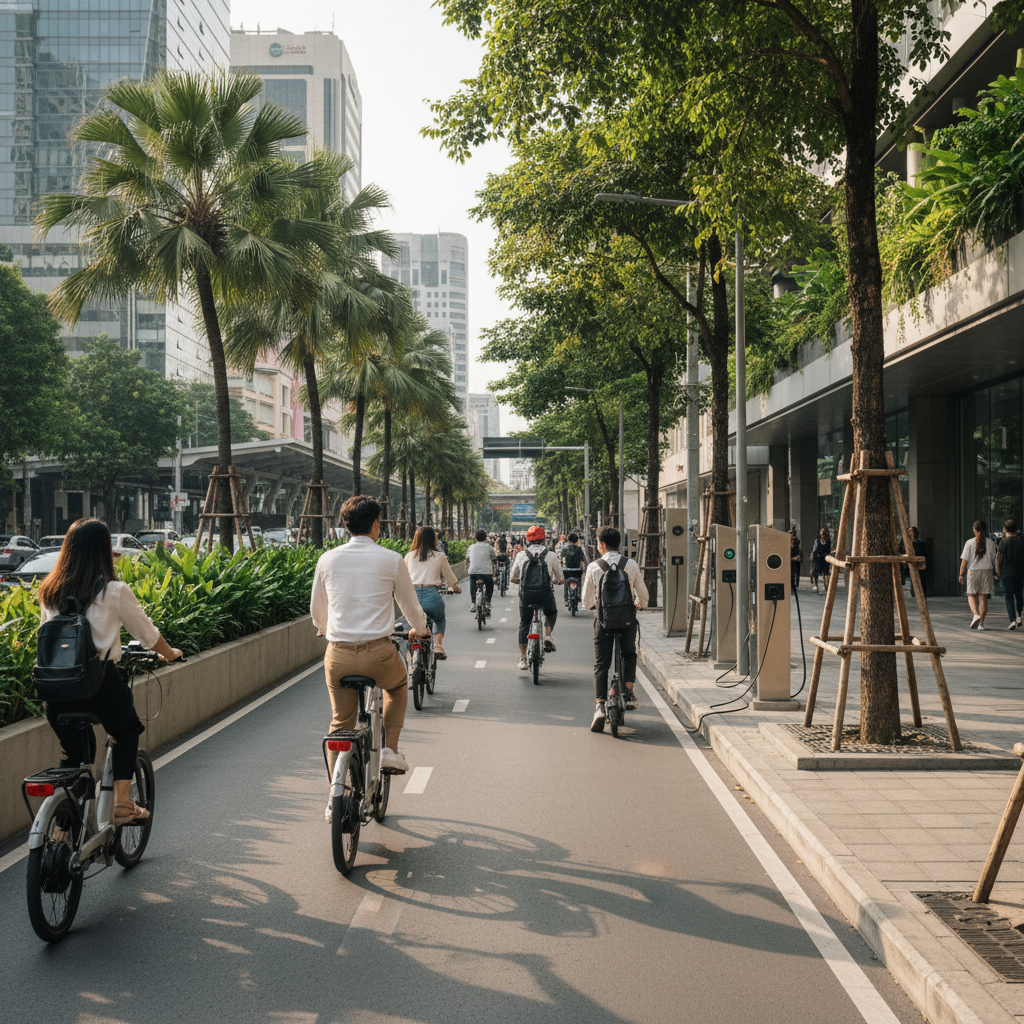 รัฐผุดโปรเจกต์ Smart City 2026 ดันเลน E-Bike ทั่วไทย - 2026-smart-city-ebike-lane