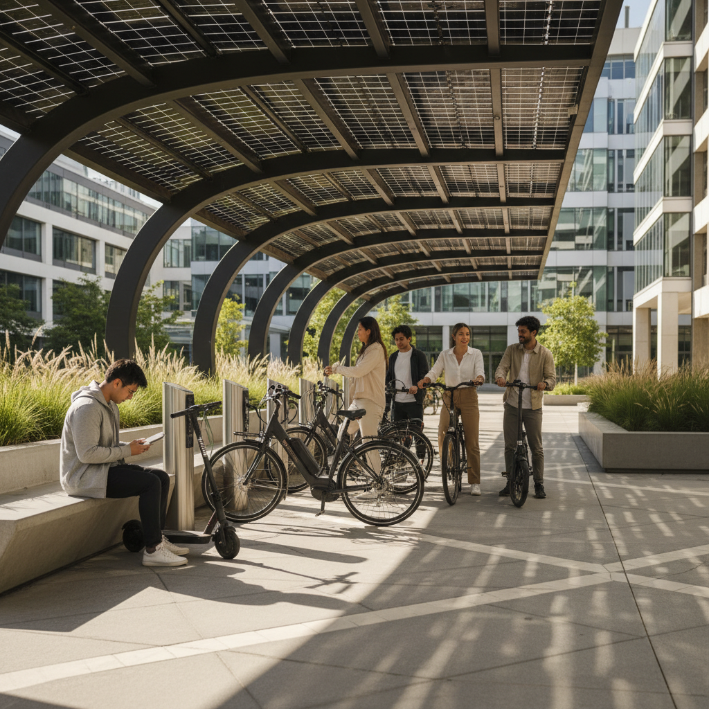 ส่องเทรนด์ 2026! จุดชาร์จ Solar Cell ดันยอด E-Bike พุ่ง - 2026-solar-charging-ebike-trend