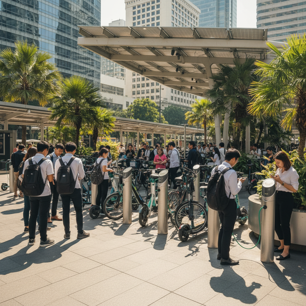 อัปเดต 2026! ผุดจุดชาร์จ E-Bike พลังโซลาร์เซลล์ทั่วไทย - 2026-solar-ebike-charging-station
