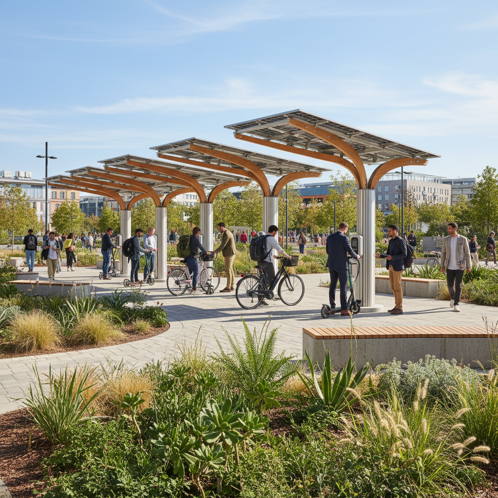 ล้ำไปอีกขั้น! เทรนด์สถานีชาร์จ EV โซลาร์เซลล์ปี 2026 - 2026-solar-ev-charging-trend