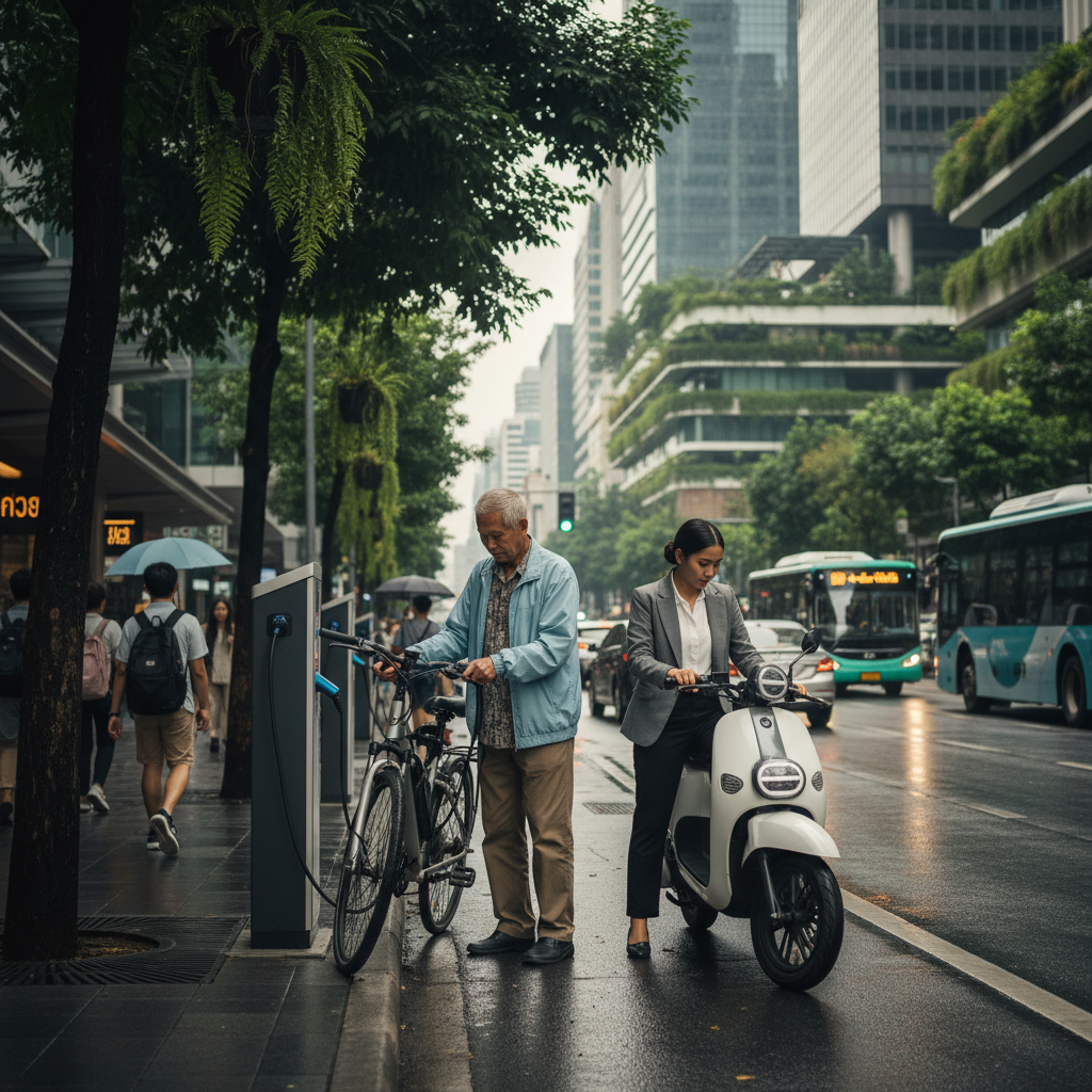 เจาะเทรนด์ไทย 2026: ขยายจุดชาร์จ EV ทั่วเมืองหนุน E-Bike - 2026-thai-ev-charging-trend
