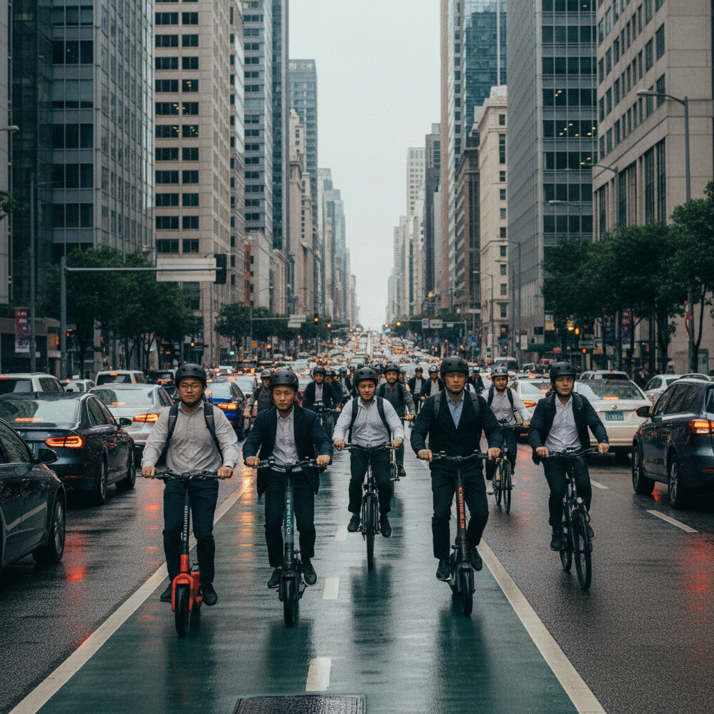 เจาะเทรนด์คนเมือง 2026! วัยทำงานแห่ใช้ Scooter หนีรถติด - 2026-urban-scooter-traffic-trend