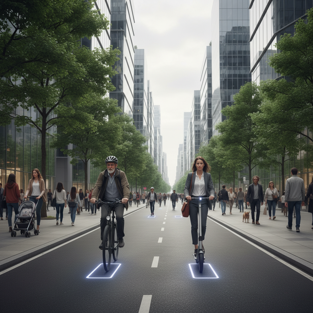 ส่องเทรนด์ 2026: ถนนชาร์จไร้สาย เติมพลัง E-Bike อัตโนมัติ - 2026-wireless-charging-road