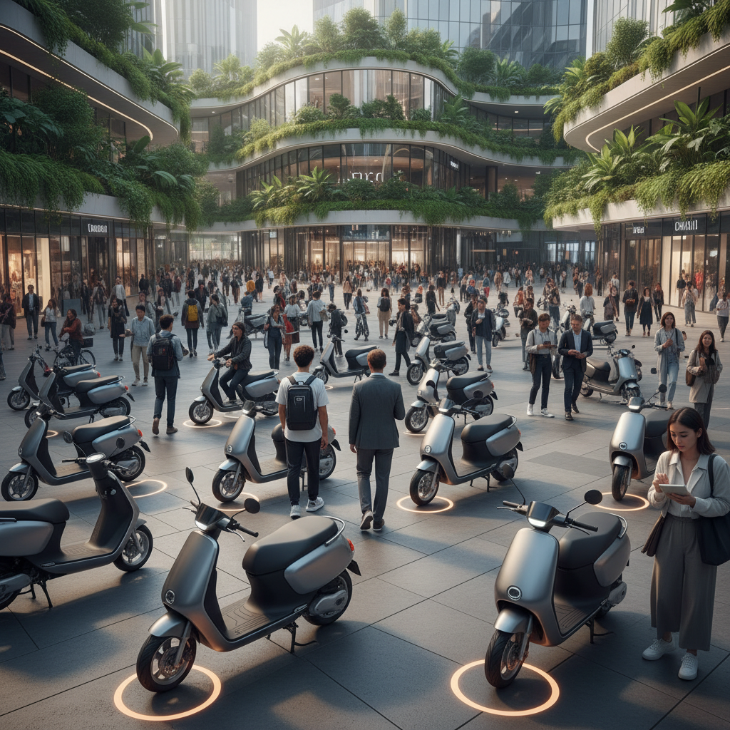 เทรนด์ EV 2026! สกู๊ตเตอร์ชาร์จไร้สาย ไม่ต้องง้อปลั๊ก - 2026-wireless-charging-scooter