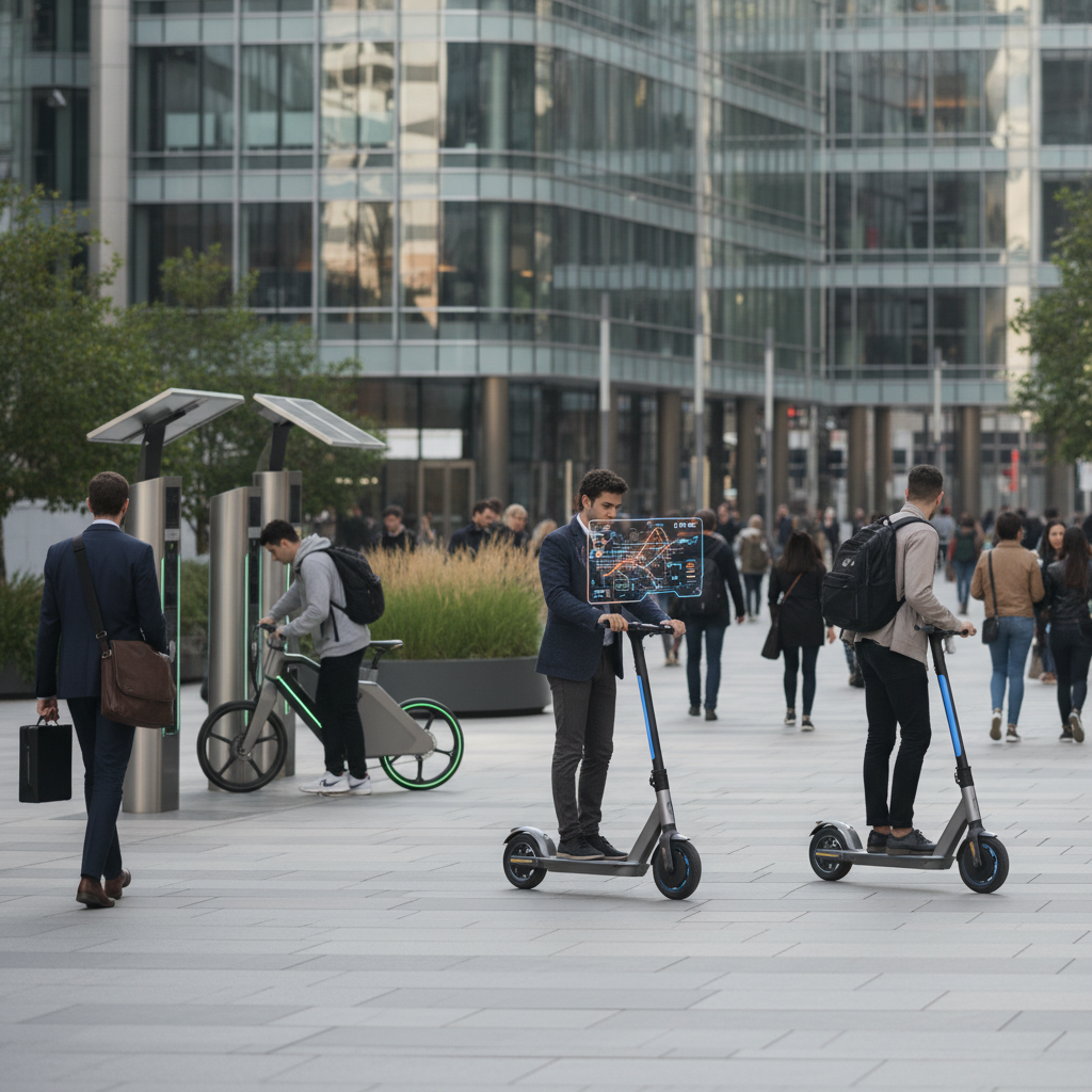 เทรนด์ EV 2027! สกู๊ตเตอร์เชื่อม AI คำนวณแบตฯ - 2027-ai-smart-electric-scooter