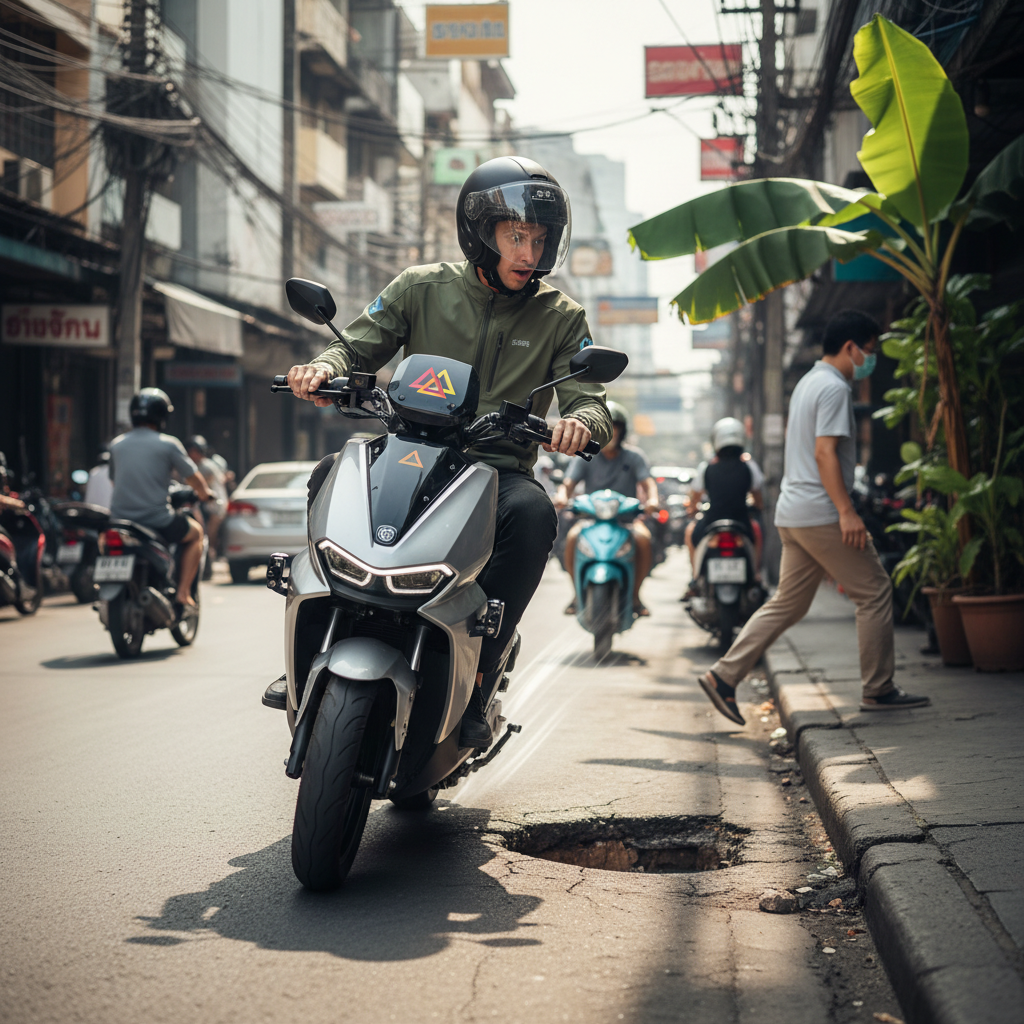 เบรกเองเมื่อฉุกเฉิน? เจาะเทรนด์ 'AI Copilot' ในสกู๊ตเตอร์ไฟฟ้าปี 2026 ความปลอดภัยที่(อาจ)คุ้มค่า - ai-copilot-safety-scooter-trend-2026