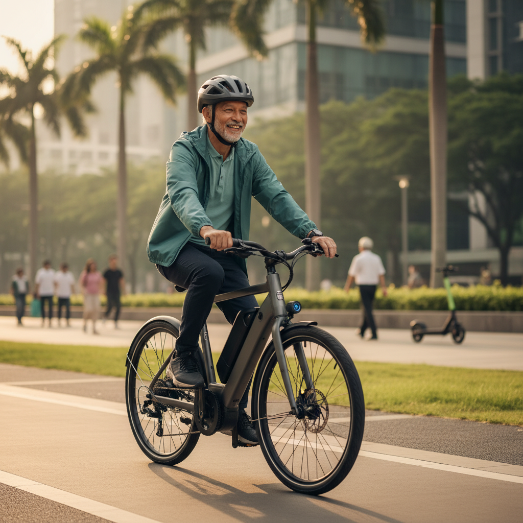 เทรนด์เซนเซอร์ AI 2026: ปฏิวัติ E-Bike ขับขี่ปลอดภัยวัยเก๋า - ai-ebike-safety-sensor-2026