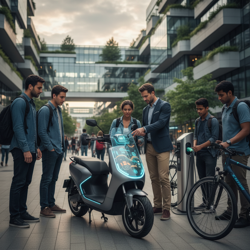 กูรูฟันธง! สกู๊ตเตอร์ไฟฟ้า AI พลิกโฉม EV ปี 2026 - ai-electric-scooter-ev-trend