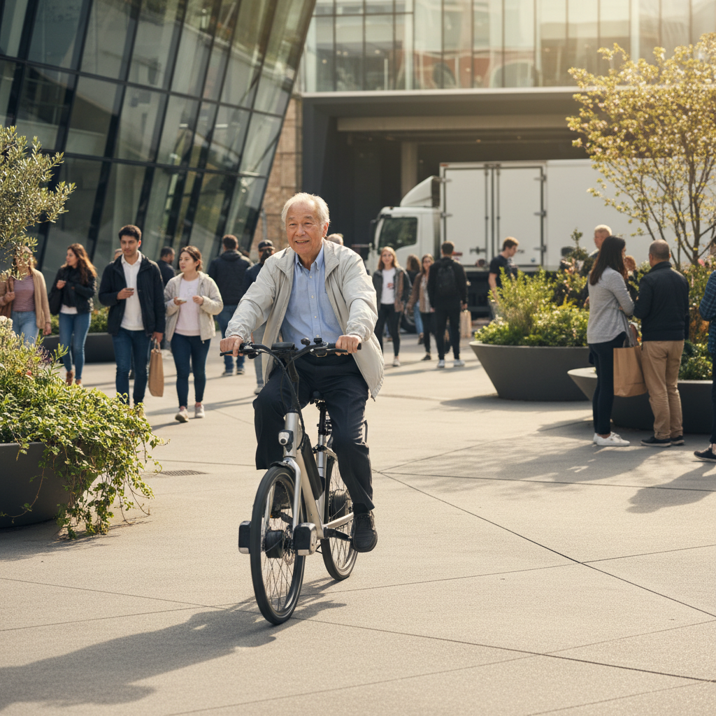 เจาะเทรนด์ 2026: AI เซนเซอร์กันล้ม ตัวช่วยผู้สูงวัยขับ E-Bike - ai-safety-sensor-ebike-2026