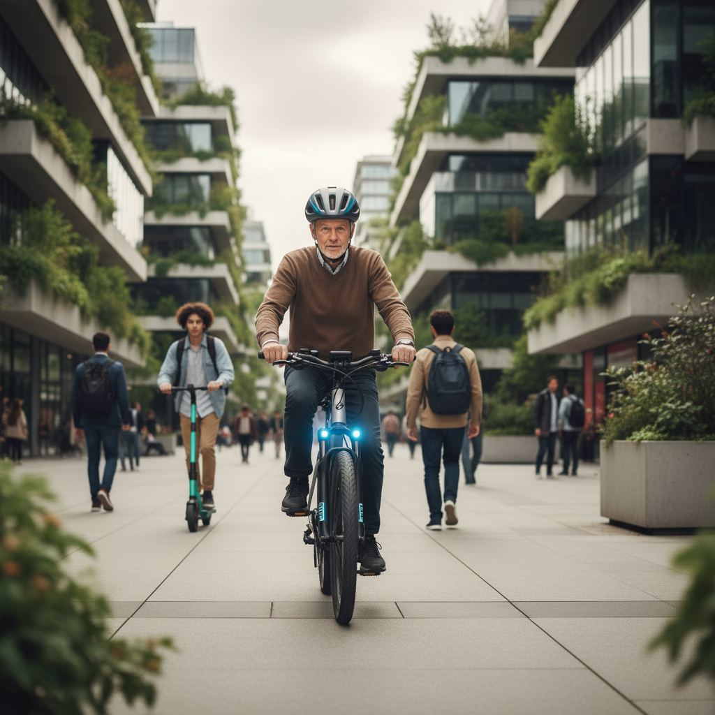 เทรนด์ EV 2026! E-Bike ระบบ AI เบรกอัตโนมัติ ปลอดภัยทุกวัย - ai-sensor-ebike-trend-2026