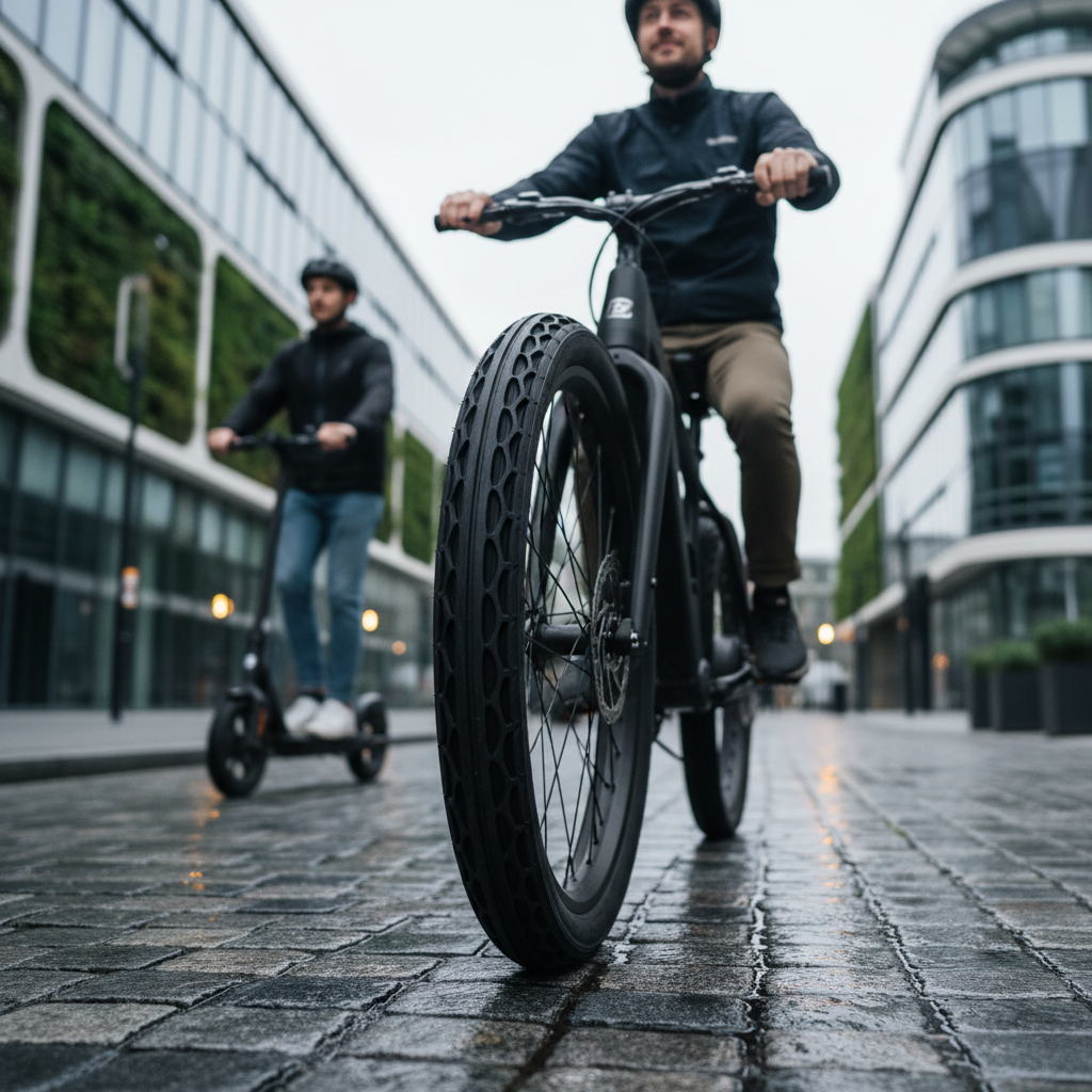 ยางรั่ว = เชย! ส่องเทรนด์ 2026 'ยางตันรังผึ้ง' เจนฯ ใหม่ นุ่มเงียบ ไม่ต้องง้อร้านปะ - airless-honeycomb-tire-technology-trend-2026