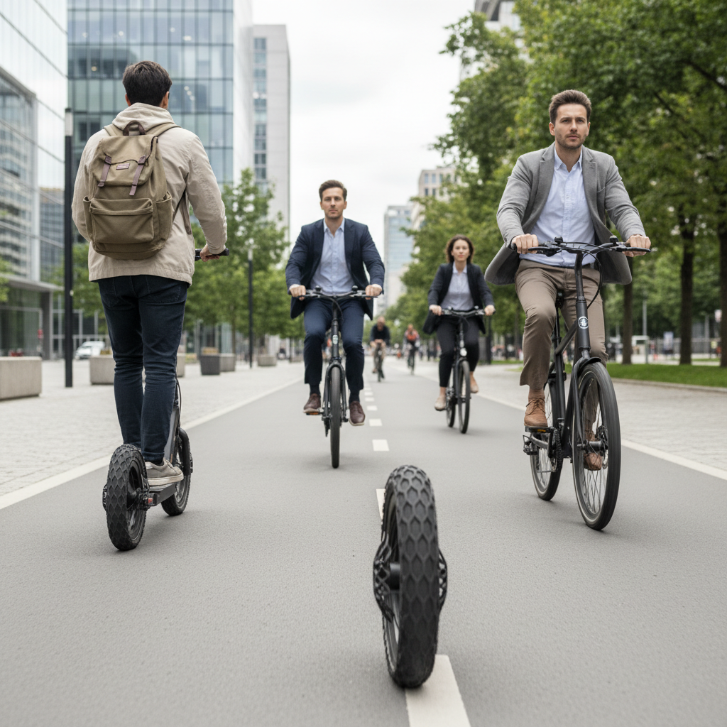 ส่องเทรนด์ 2026! นวัตกรรมยางไร้ลม EV หมดปัญหาล้อรั่วกลางทาง - airless-tires-ev-trend-2026