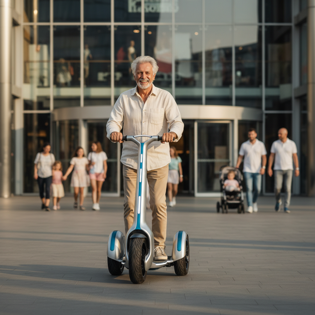 นวัตกรรม EV 2026! สกู๊ตเตอร์ไฟฟ้า 3 ล้อทรงตัวอัตโนมัติ - auto-balance-scooter-ev-trend