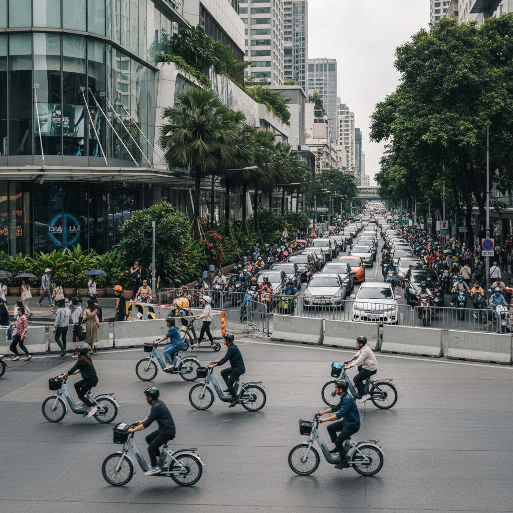 เช็กด่วน! แผนปี 2026 กทม. เตรียมนำร่อง 'Low Emission Zone' ห้ามรถน้ำมันเข้าพื้นที่ชั้นใน E-Bike รอดหรือไม่? - bangkok-low-emission-zone-2026-ebike-privilege
