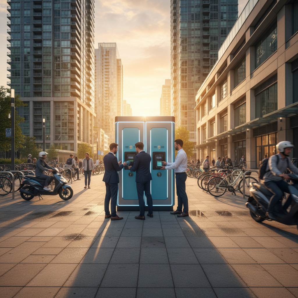 อนาคต EV 2026: สถานีสลับแบตเตอรี่ E-Bike ตอบโจทย์คนเมือง - battery-swap-station-ebike-trend