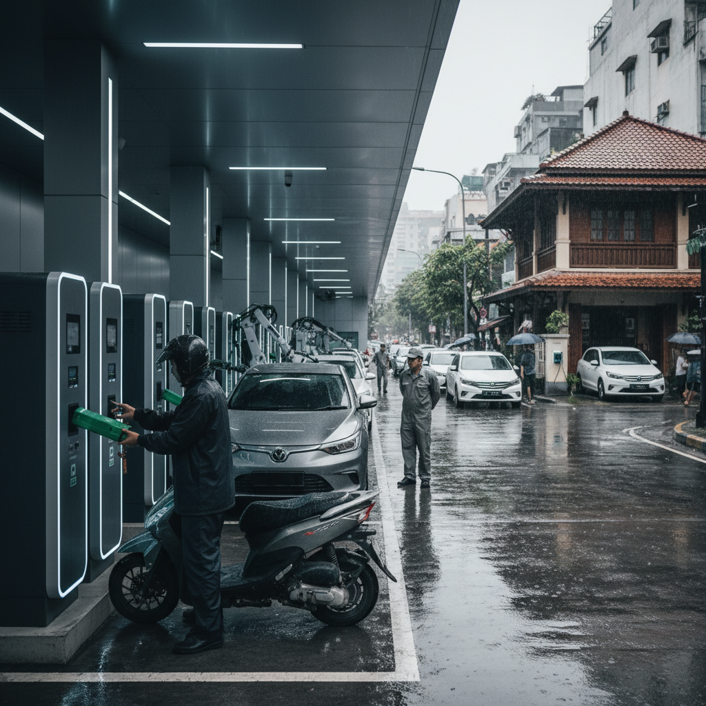 เจาะเทรนด์ 2026! ระบบ 'สลับแบตเตอรี่' จะมาแทนการชาร์จไฟบ้านไหม? - battery-swapping-trend-analysis-thailand-2026