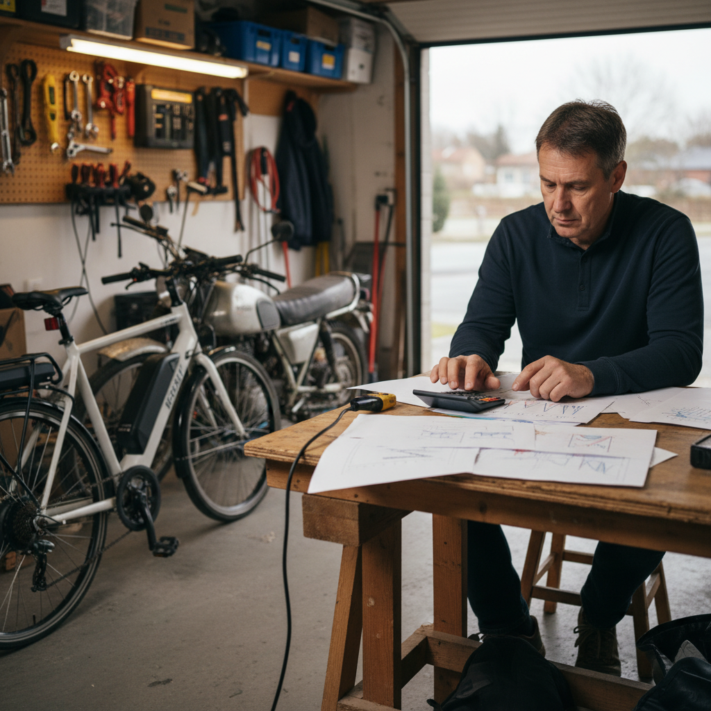 คุ้มทุนในกี่เดือน? แจกสูตรคำนวณ 'ค่าไฟ vs ค่าน้ำมัน' ปี 2026 ซื้อ E-Bike ตอนนี้ประหยัดจริงเท่าไหร่ - calculate-ebike-roi-vs-gasoline-cost-2026