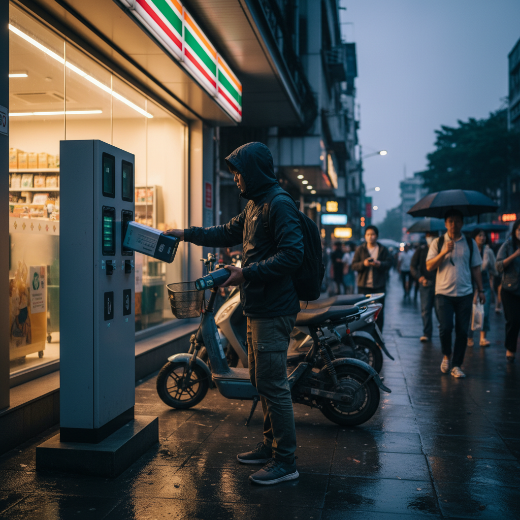 ลือหนัก! ร้านสะดวกซื้อจ่อผุด 'ตู้สลับแบตฯ' ท้ายปี 2026 พลิกโฉมวงการ E-Bike ไทย - convenience-store-battery-swap-station-rumor-late-2026