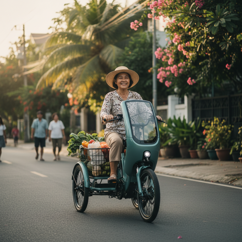 จับตา 2026! จักรยานไฟฟ้า 3 ล้อ พลิกโฉมการเดินทางวัยเก๋า - ebike-aging-society-trend-2026