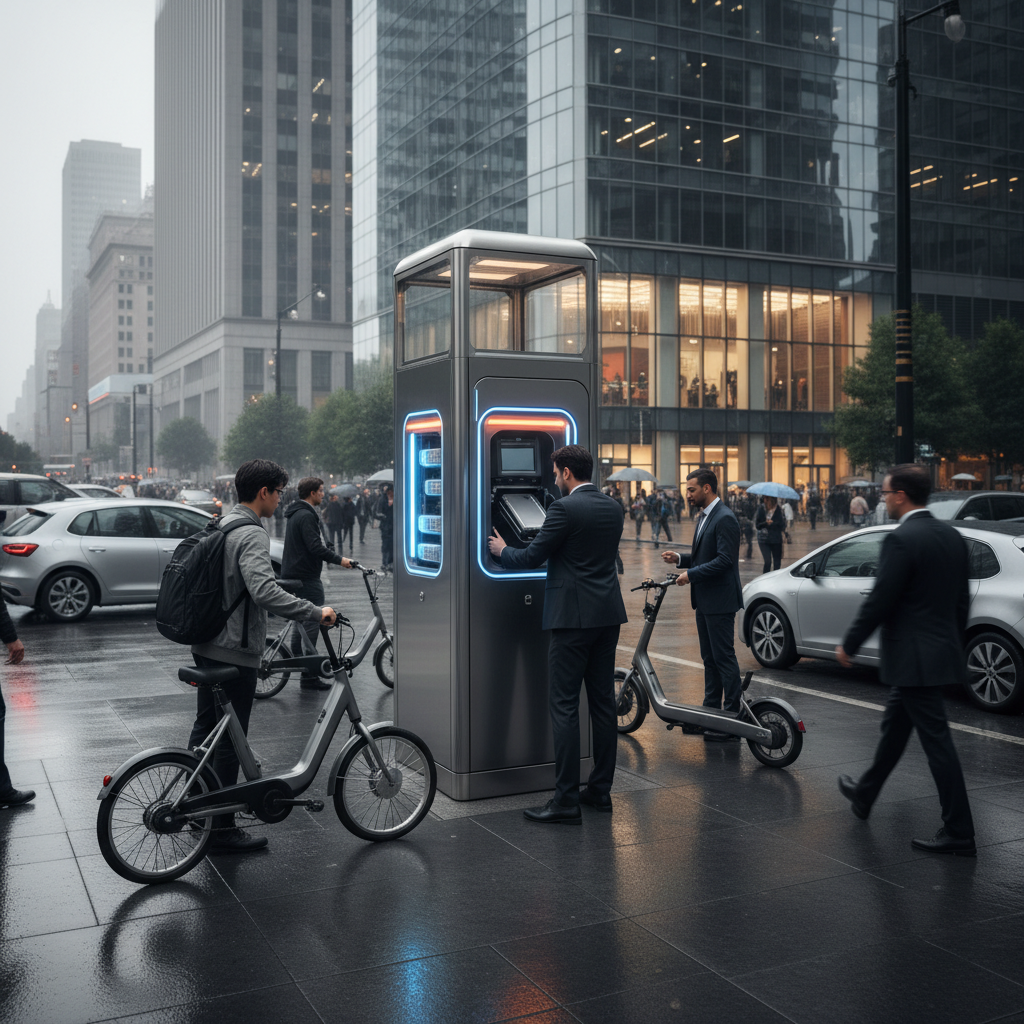 อนาคต EV 2026! ตู้สลับแบตเตอรี่ E-Bike ชาร์จเต็มใน 1 นาที - ebike-battery-swap-station-2026