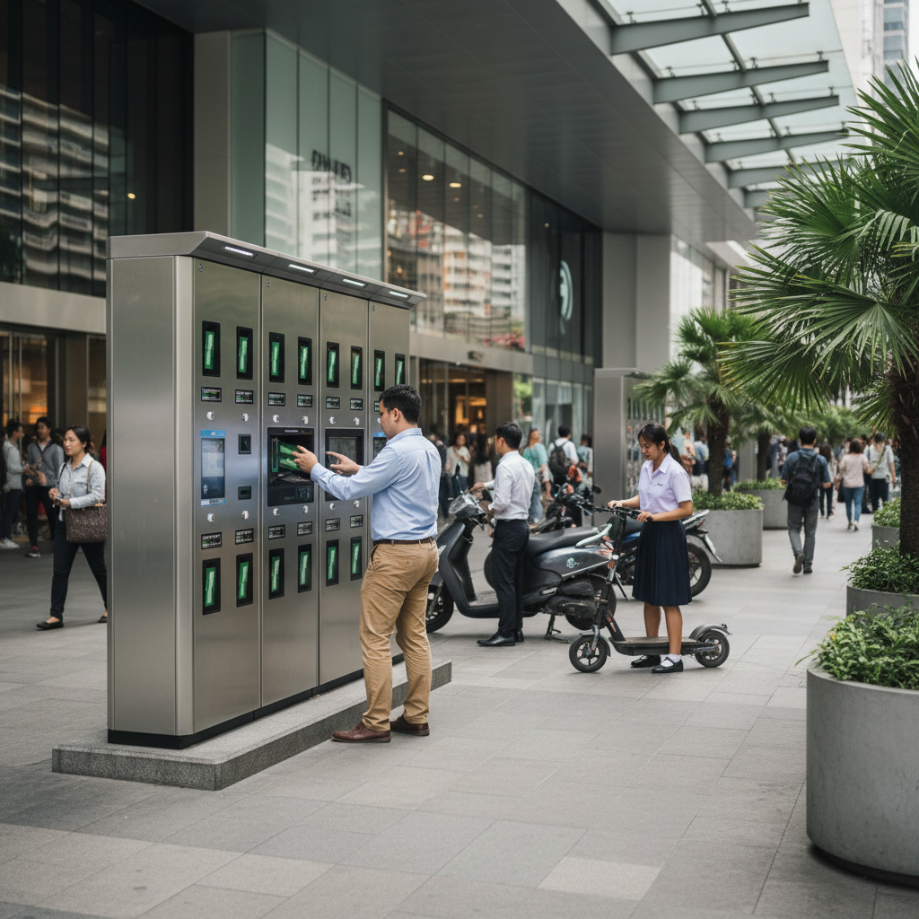 จับตาเทรนด์ 2026: ตู้สลับแบตเตอรี่ E-Bike เตรียมขยายทั่วไทย - ebike-battery-swap-trend-2026