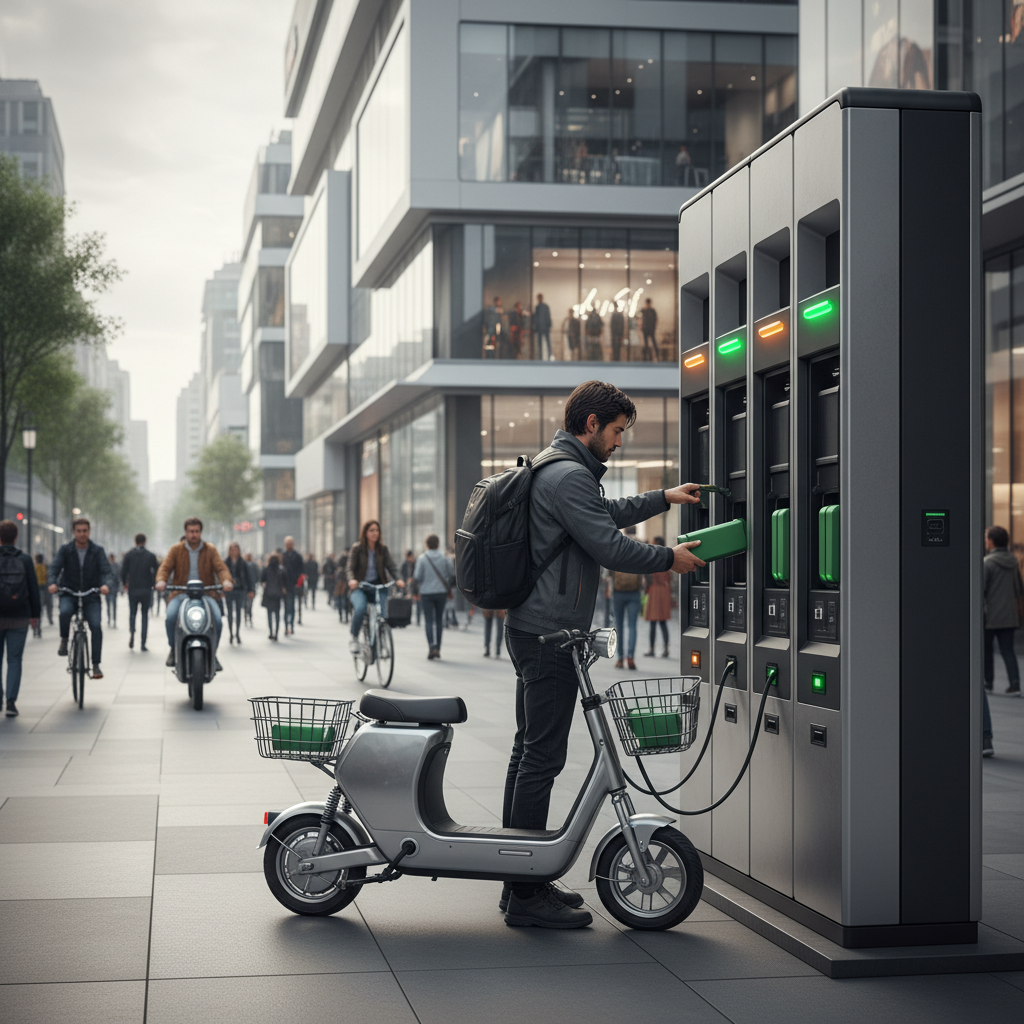 เทรนด์โลก 2026! ตู้สลับแบตเตอรี่ E-Bike ชาร์จไวไม่ต้องรอ - ebike-battery-swap-trend-2026