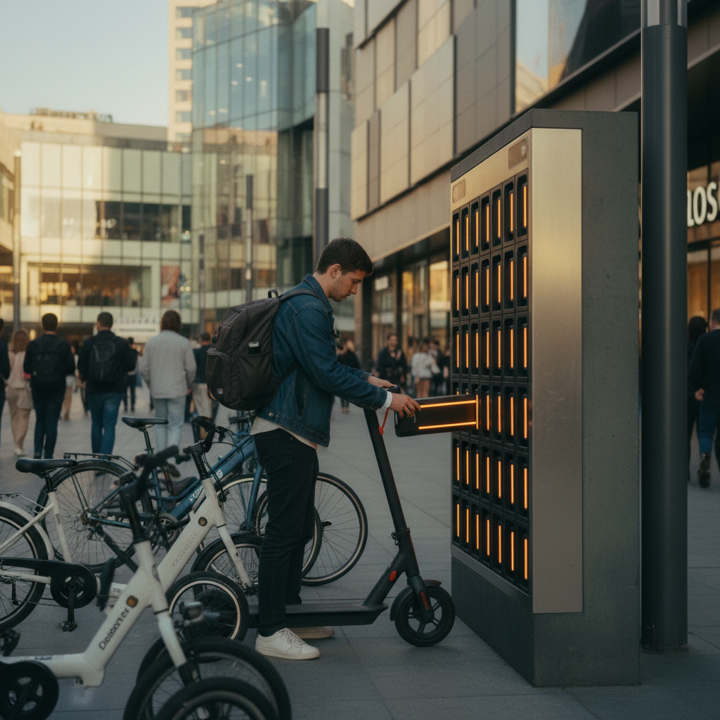 เจาะเทรนด์ 2026! ตู้สลับแบต E-Bike ชาร์จเต็มใน 1 นาที - ebike-battery-swap-trend