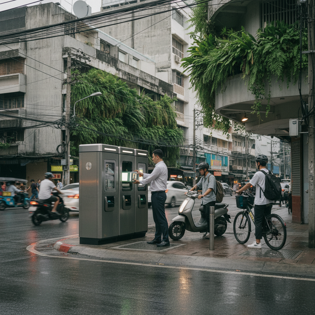เทรนด์ 2026! กูรูคาดสถานีสลับแบต E-Bike ทั่วไทย - ebike-battery-swap-trend