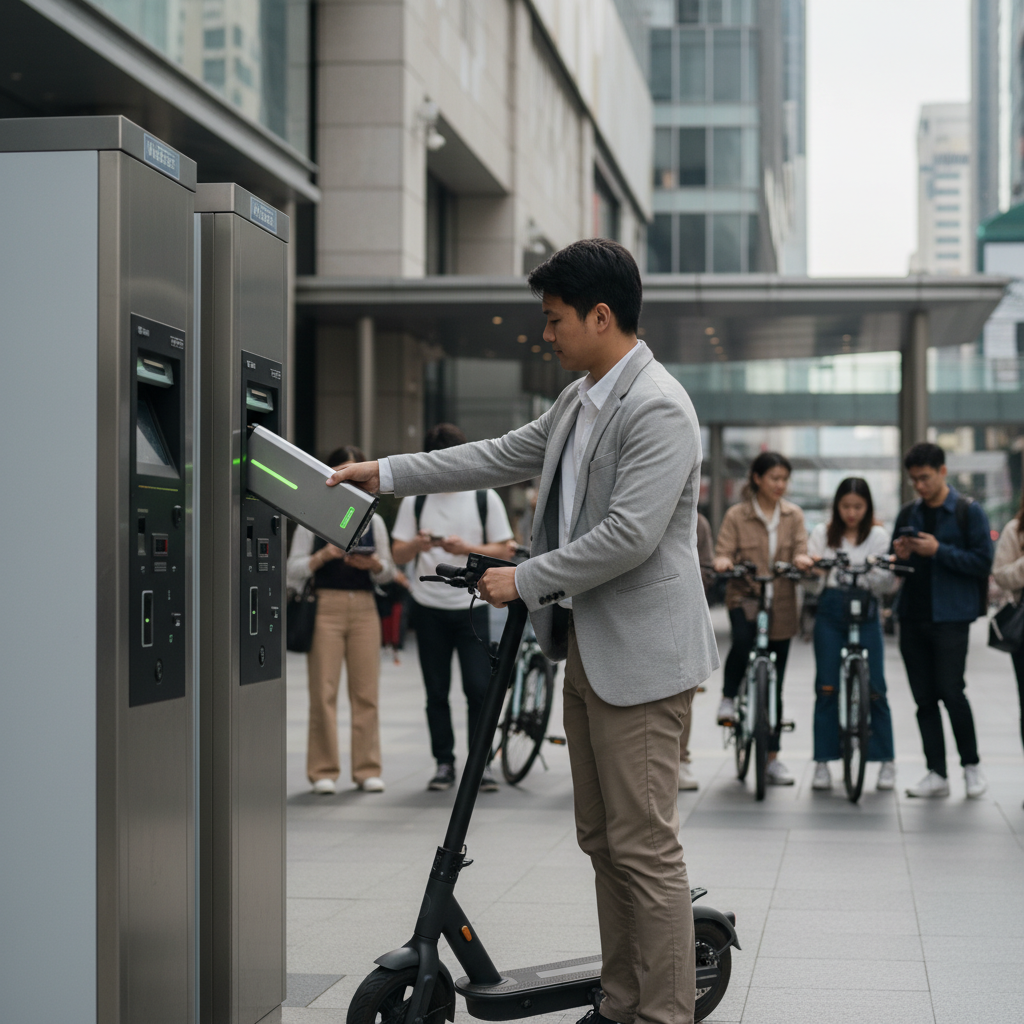 เทรนด์ 2026: ตู้สลับแบต E-Bike เปลี่ยนไว ไม่ต้องรอชาร์จ - ebike-battery-swapping-trend-2026