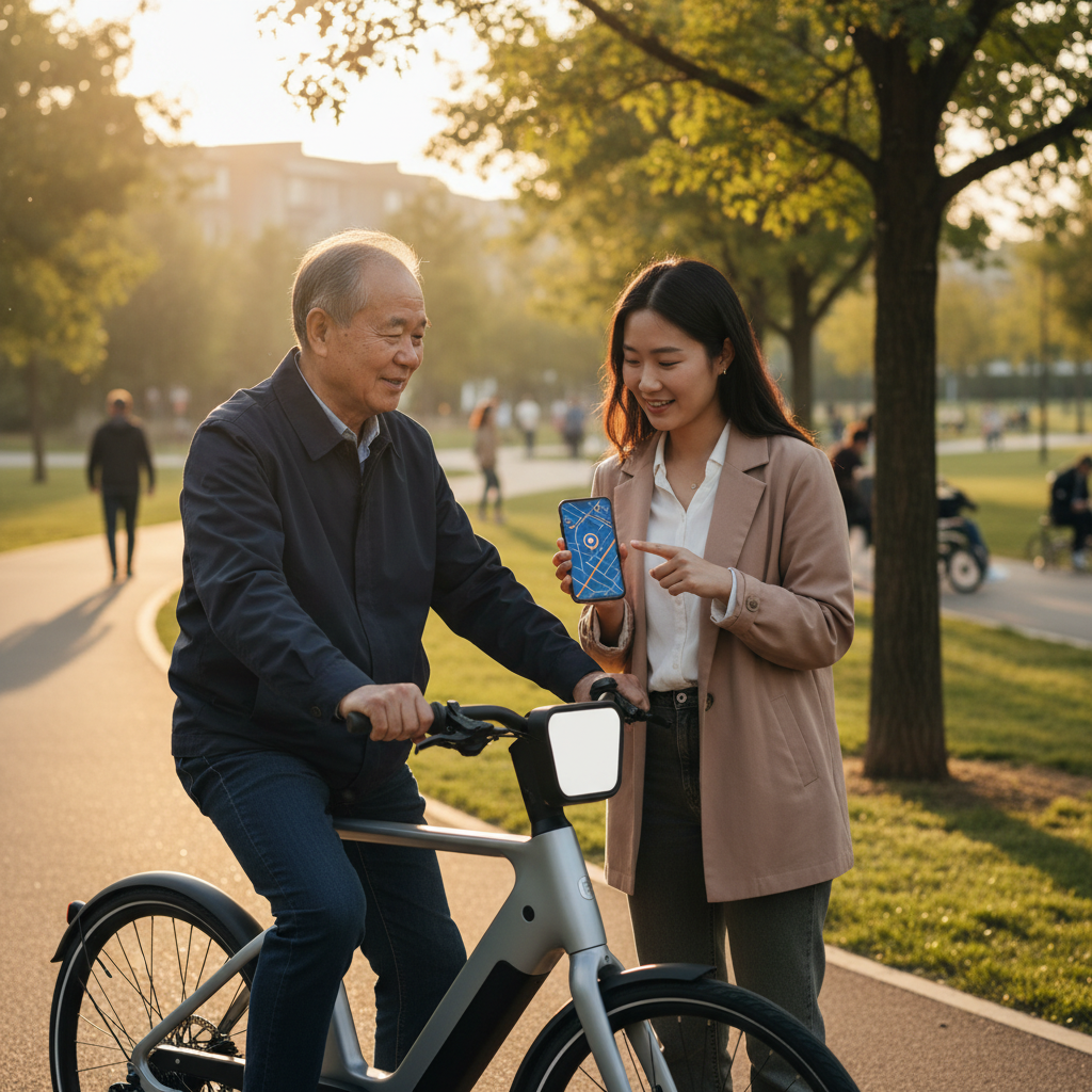 เทรนด์ EV 2026! E-Bike ติดระบบ IoT แจ้งเตือนพิกัดผู้สูงวัย - ebike-iot-tracking-ev-trend