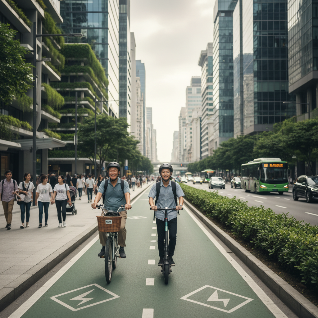 จับตานโยบาย 2026! รัฐฯ จ่อผุดเลนพิเศษ E-Bike - ebike-special-lane-policy
